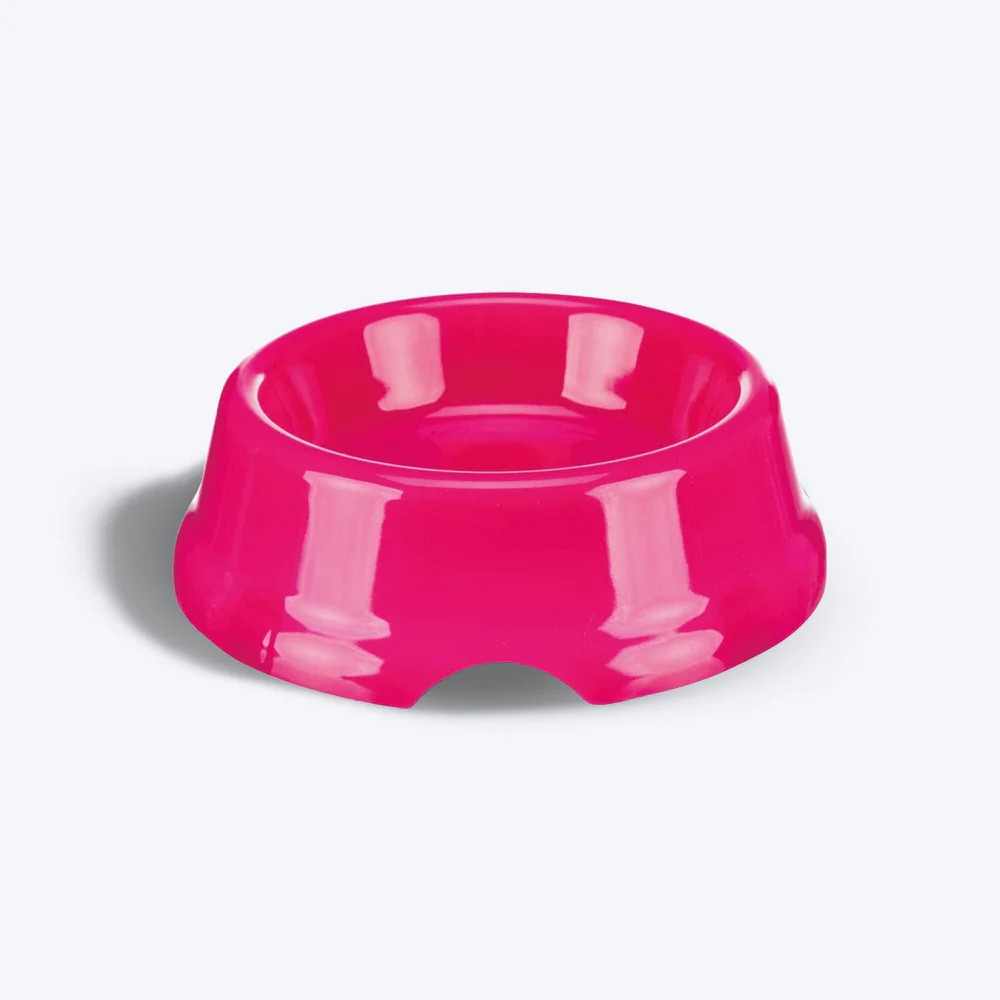 Trixie Multi Colour Plastic Bowl For Cat Non-Slip, 200 ml Diameter - 11cm