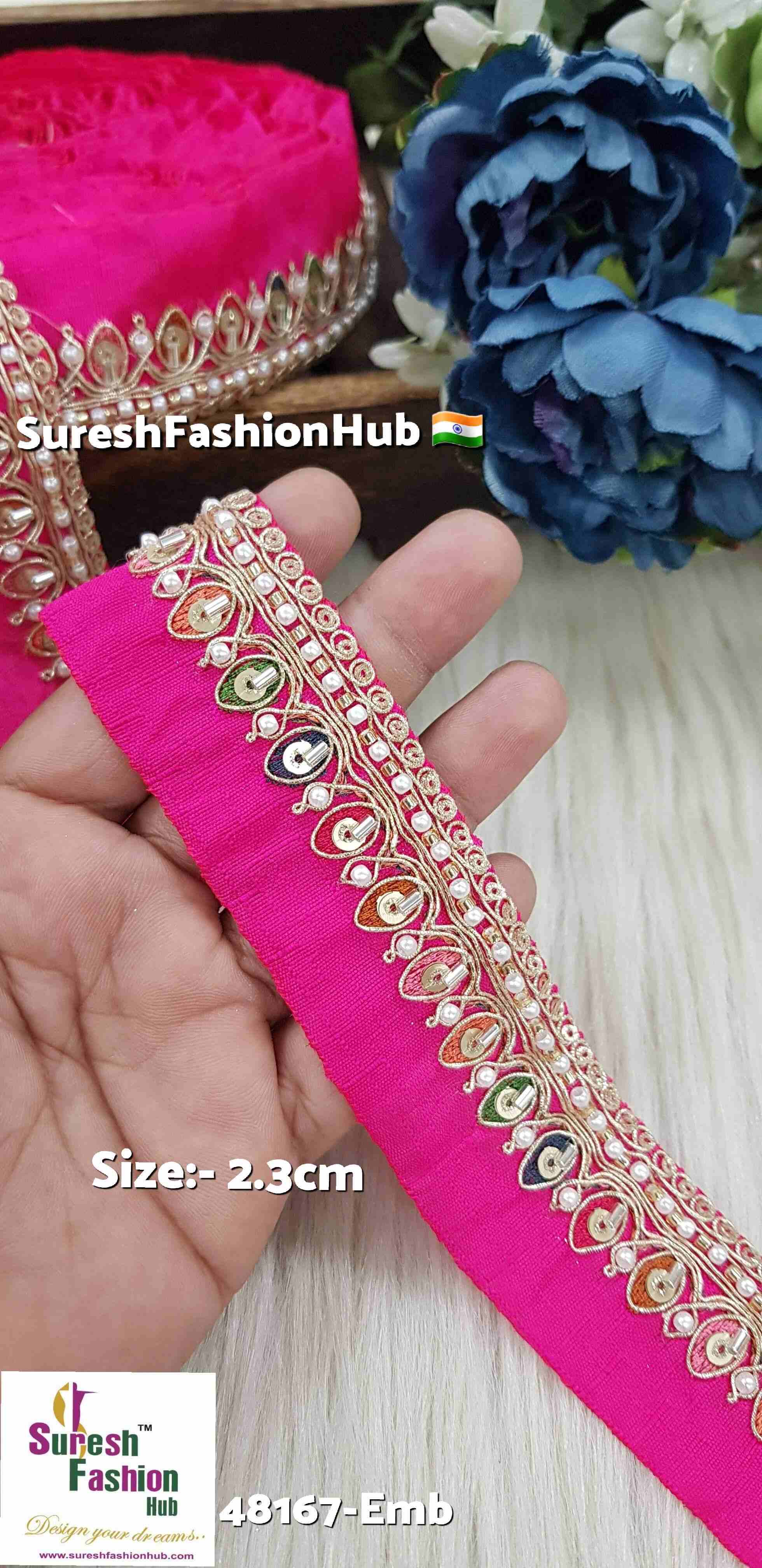 Rani Glow Floral Pearl Lace