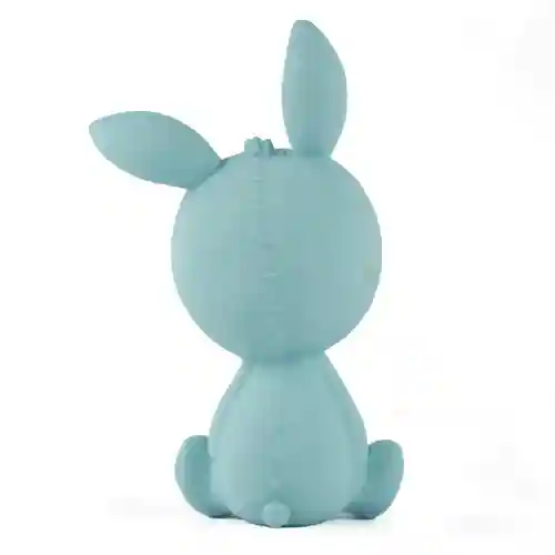 Barkbutler Fofos Latex Bi Rabbit Toy for Dogs | For Small Chewers (Blue)