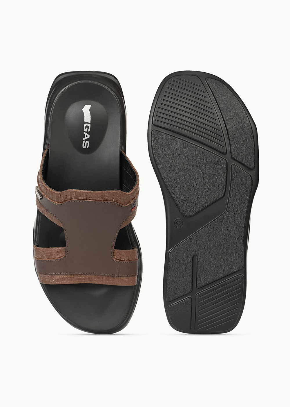 Men Brown Ondoso Slides