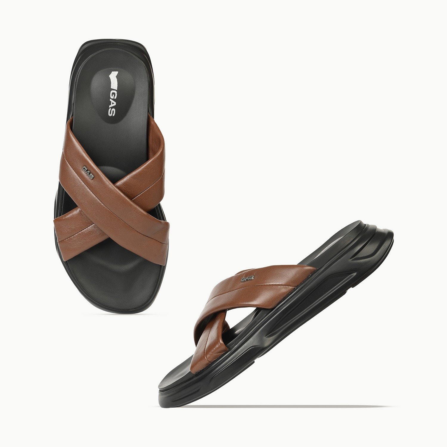 Men’s Tan Core Crossover Sandals