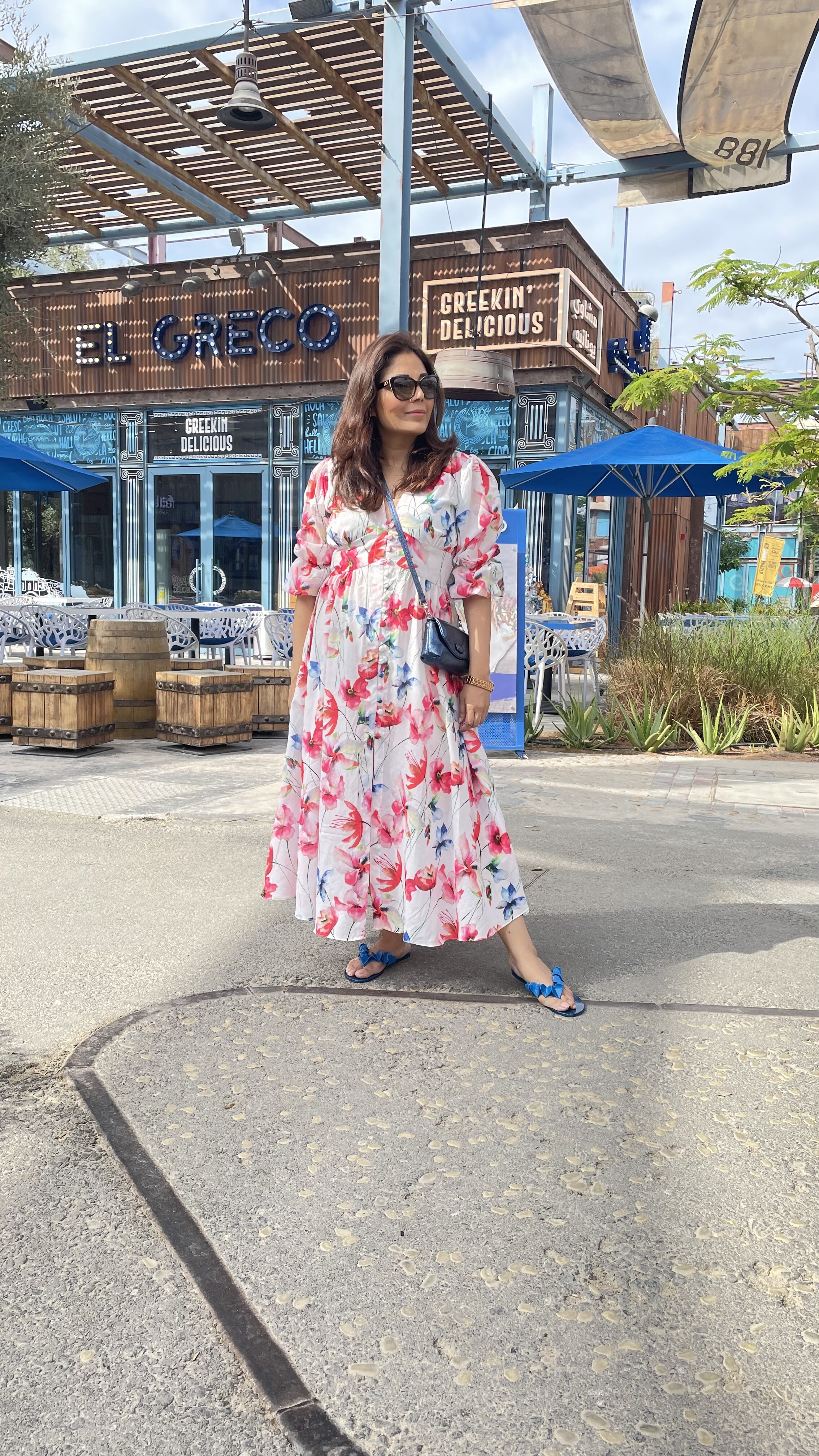 Oasis flora sale sundress
