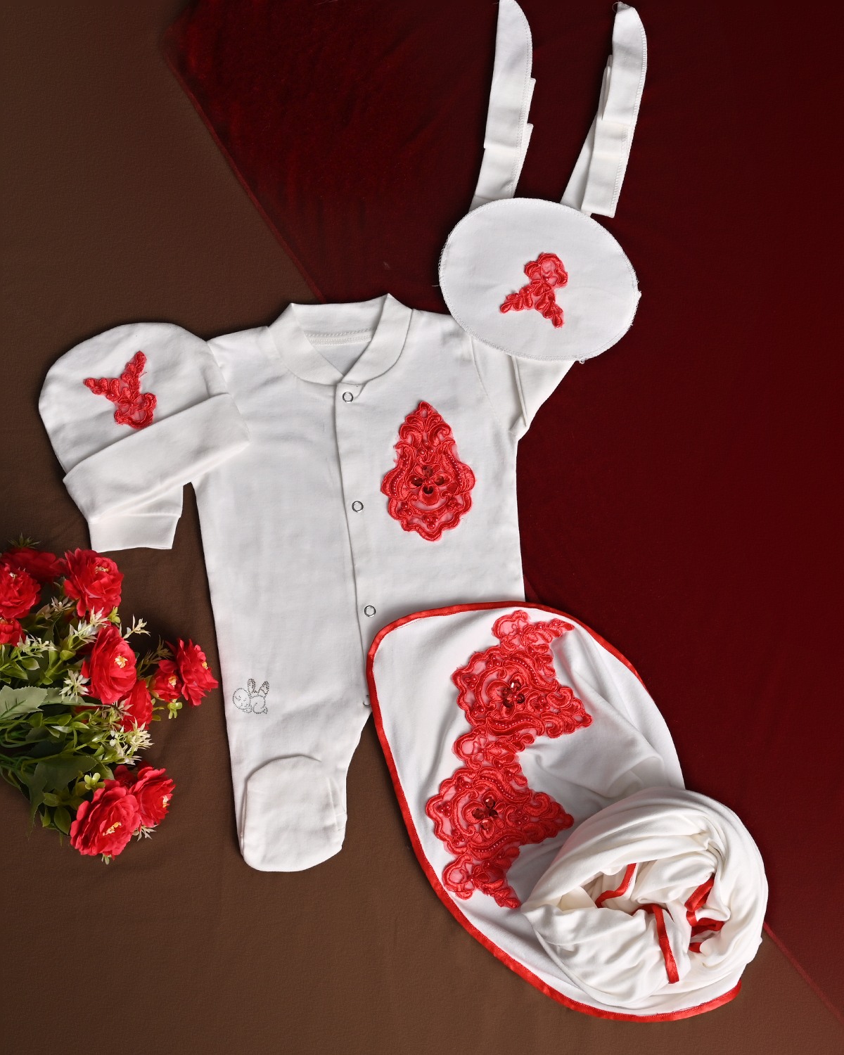 Cherry Cheeks Romper Set