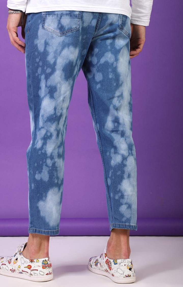 Blue Saint | Blue Saint Dark Wash Distressed Regular Fit Jeans 3