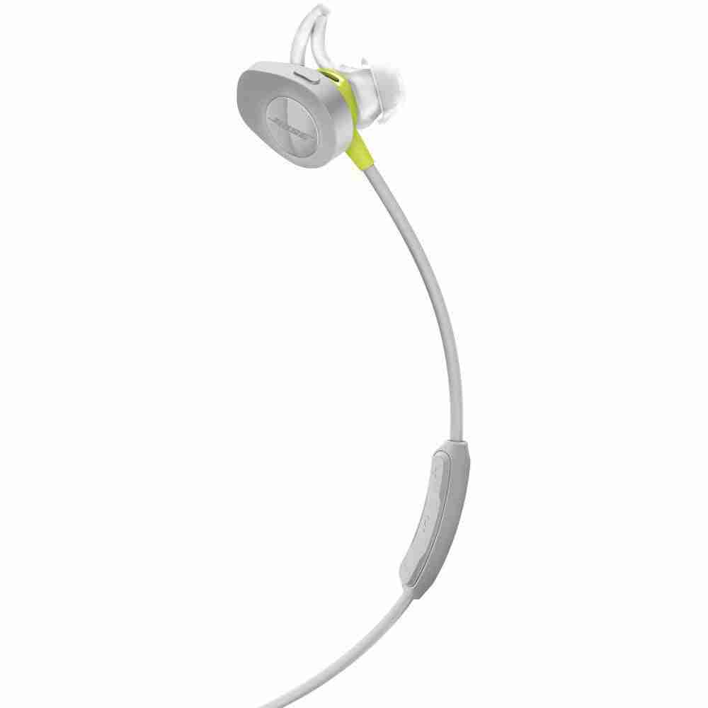 سماعات Bose SoundSport اللاسلكية داخل الأذن بتقنية Bluetooth للتمارين الرياضية، ليموني 5