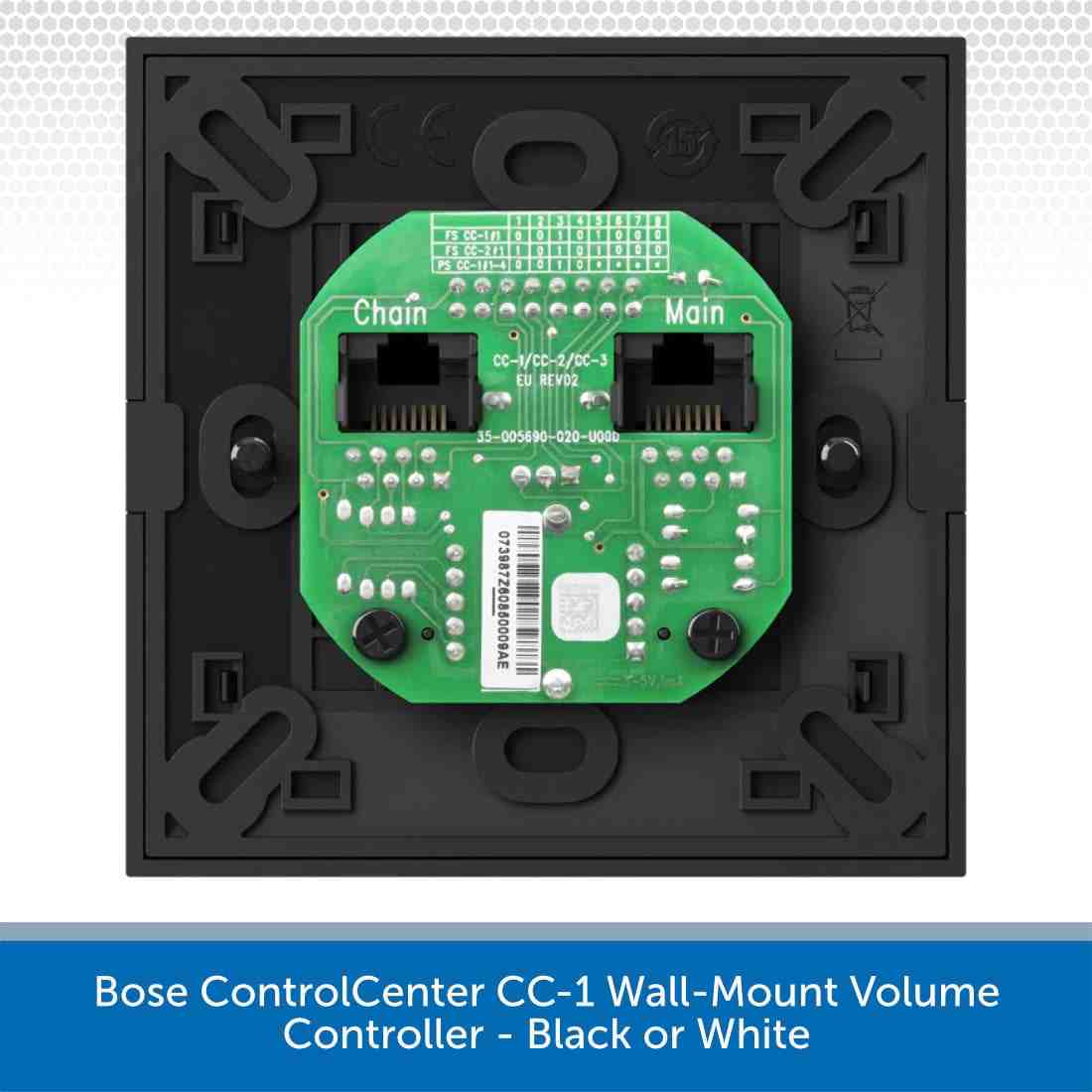 وحدة التحكم بمستوى الصوت المثبتة على الحائط Bose ControlCenter CC-1 EU، أسود 3