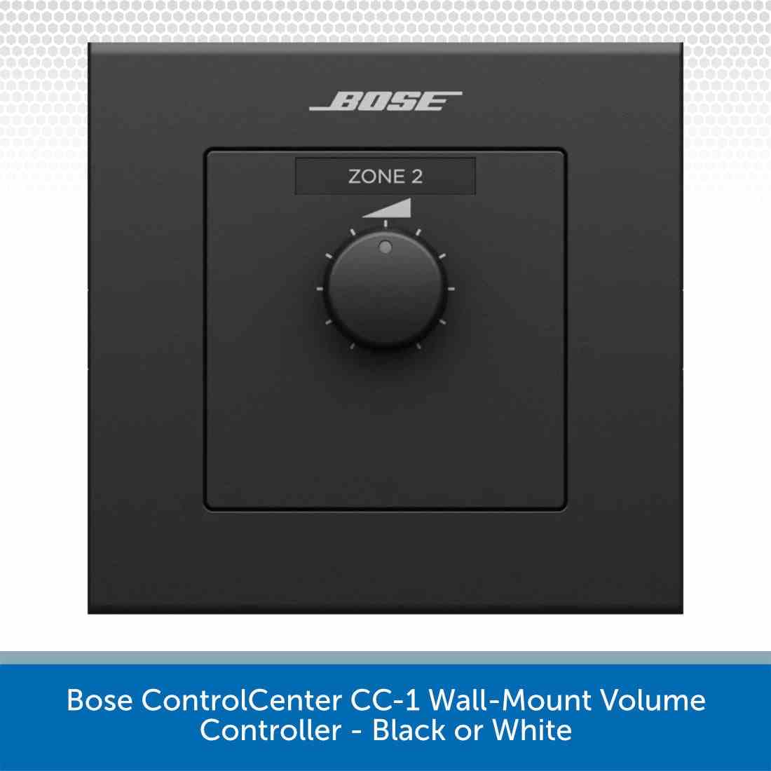 وحدة التحكم بمستوى الصوت المثبتة على الحائط Bose ControlCenter CC-1 EU، أسود 2