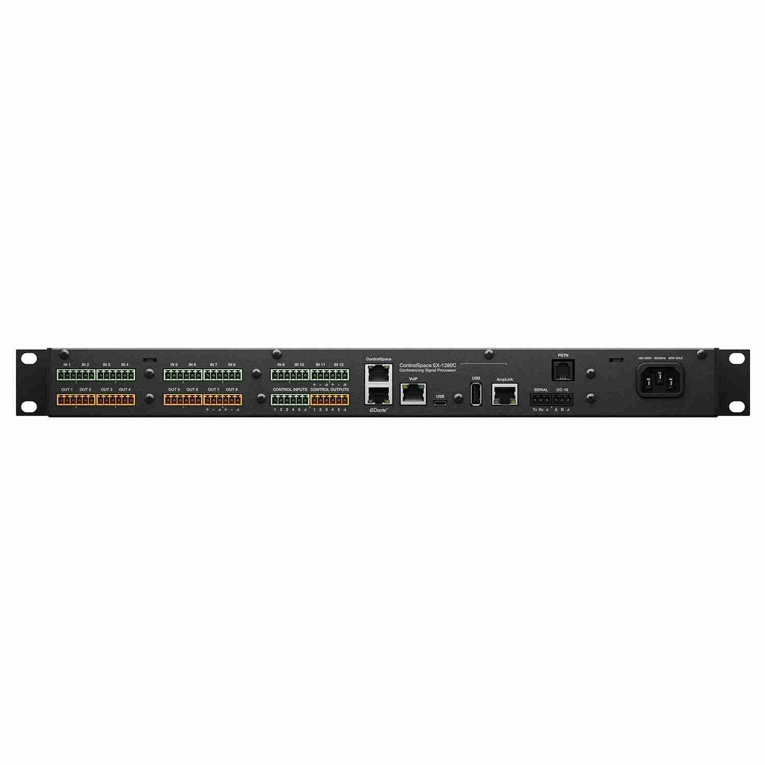 Bose ControlSpace EX-1280 معالج إشارة رقمي مفتوح البنية مع Dante 3