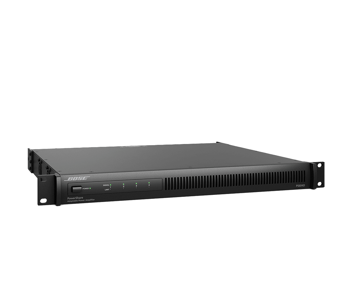 Bose PowerShare PS604 4-Channel 600W Adaptable Power Amplifier with Dante 2