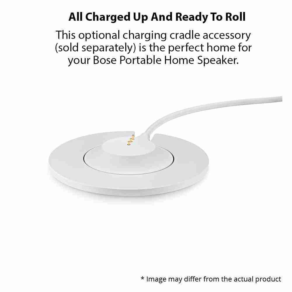 مكبر صوت Bose منزلي محمول مع Wi-Fi و Bluetooth، فضي 2