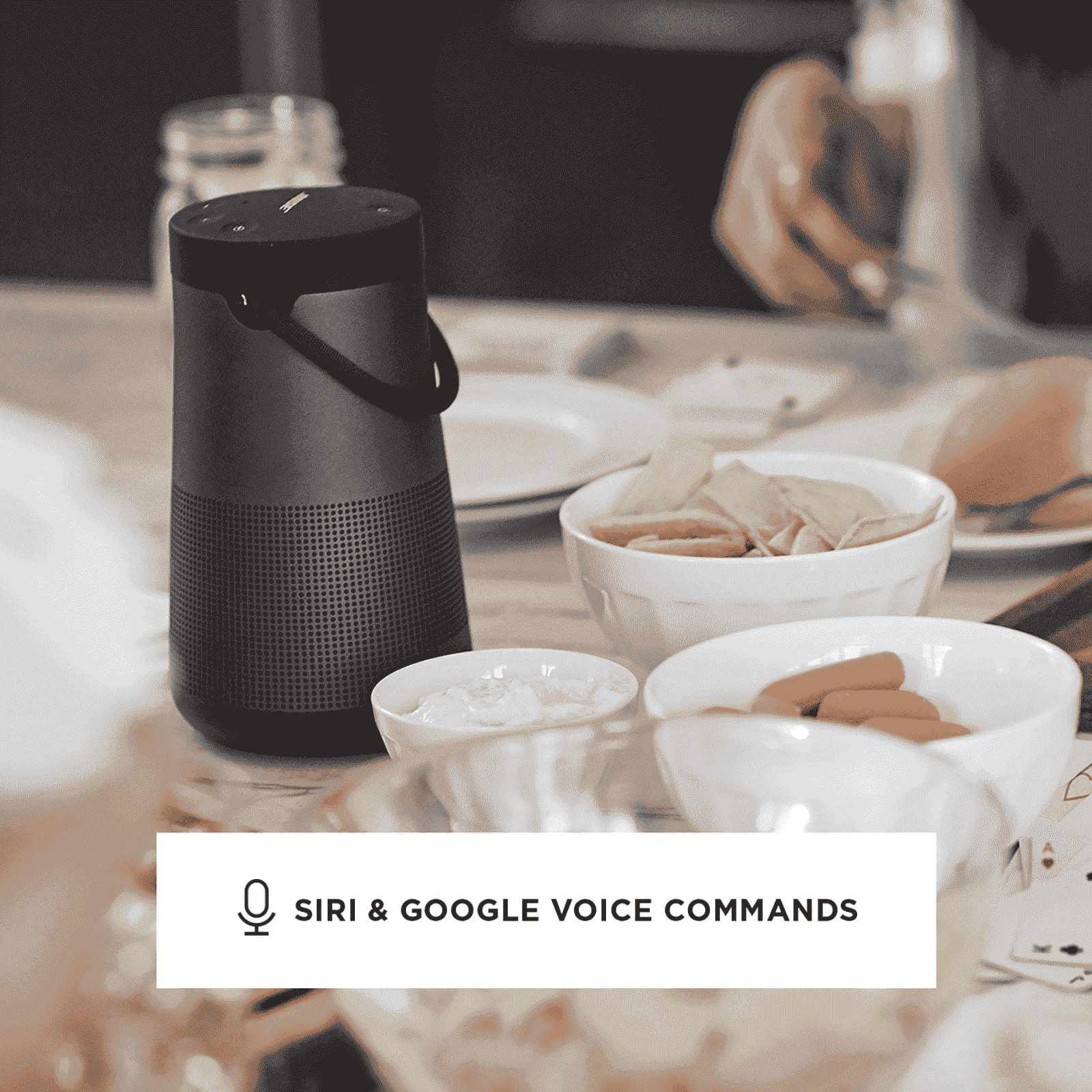 سماعة Bose SoundLink Revolve+ II المحمولة بتقنية Bluetooth مع صوت 360°، أسود 8