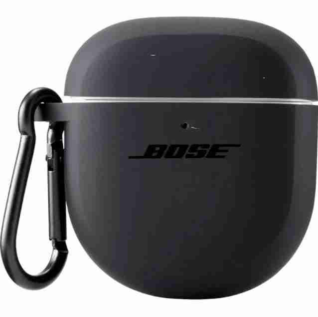 Bose Silicone Case Cover with Carabiner for QuietComfort Earbuds II - Triple Black 2
