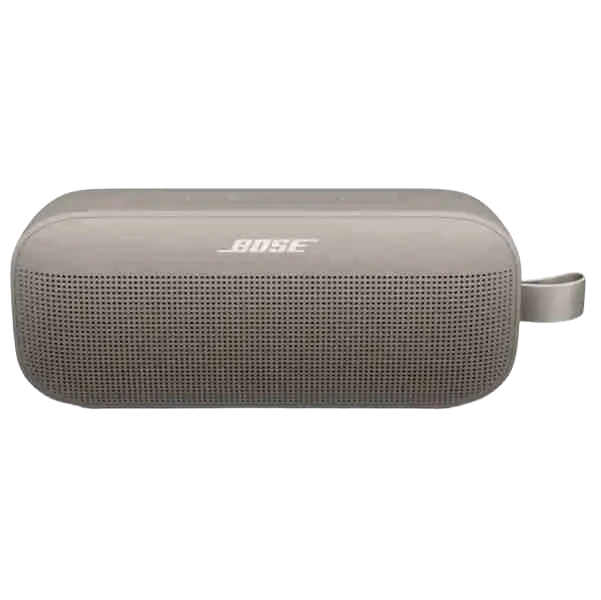 مكبر صوت Bose SoundLink Flex الجيل الثاني محمول بتقنية Bluetooth، مقاوم للماء، لون الحجر الرملي 1