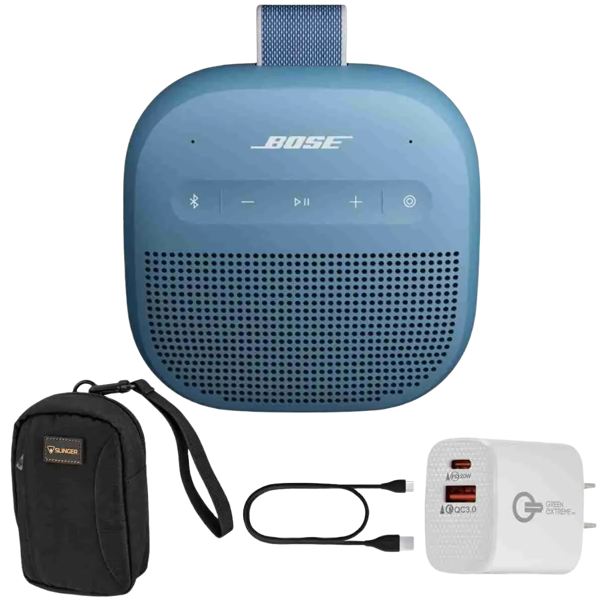 Bose SoundLink Micro 2nd Gen Portable Waterproof Bluetooth Speaker (Blue Dusk)
