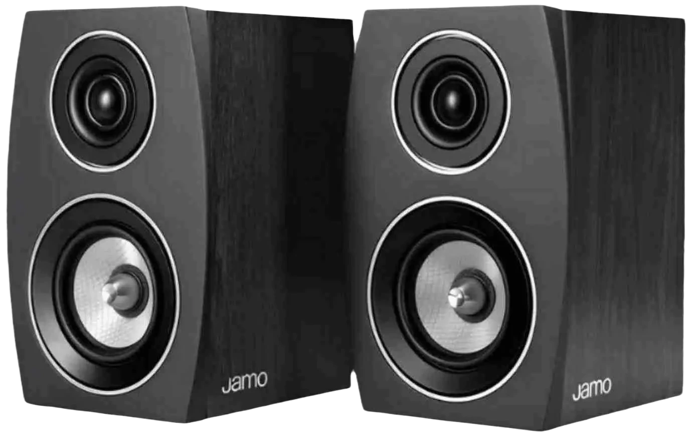 مكبر صوت رفّي Jamo C 91 II (وحدة واحدة، أسود) | مكبر صوت سلبي ثنائي المسار لصوت عالي الدقة