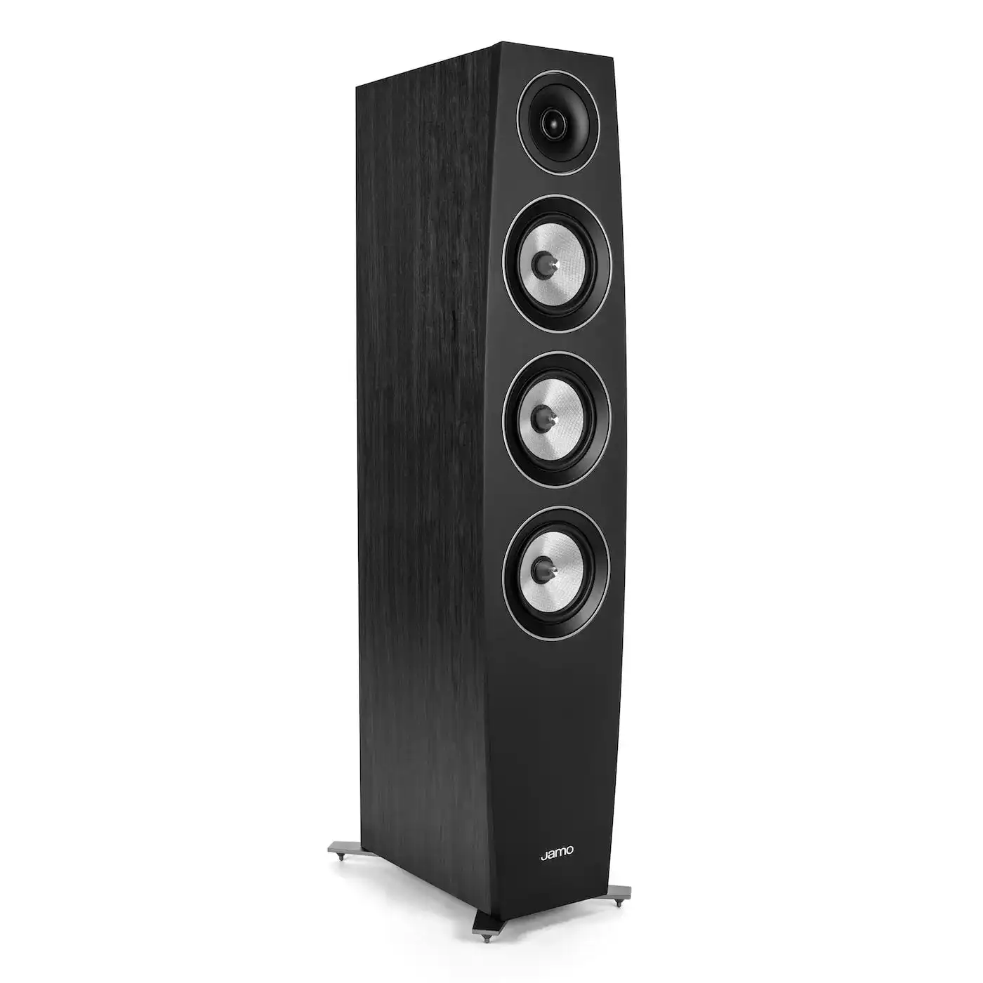 مكبر صوت أرضي ثلاثي المسارات Jamo C 97 II، وحدة واحدة باللون الأسود الرمادي 3