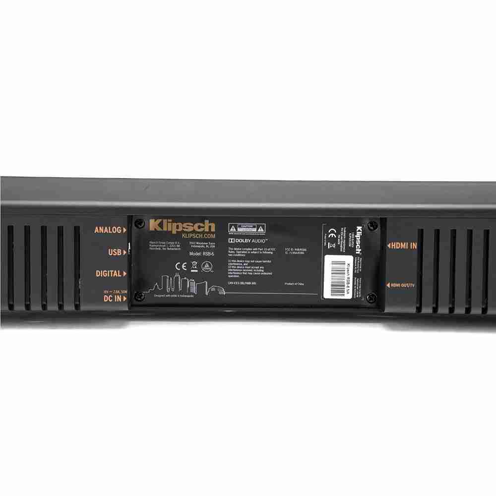 Klipsch RSB-8 2.1 Channel Soundbar with Wireless Subwoofer, Bluetooth and Wi-Fi 9
