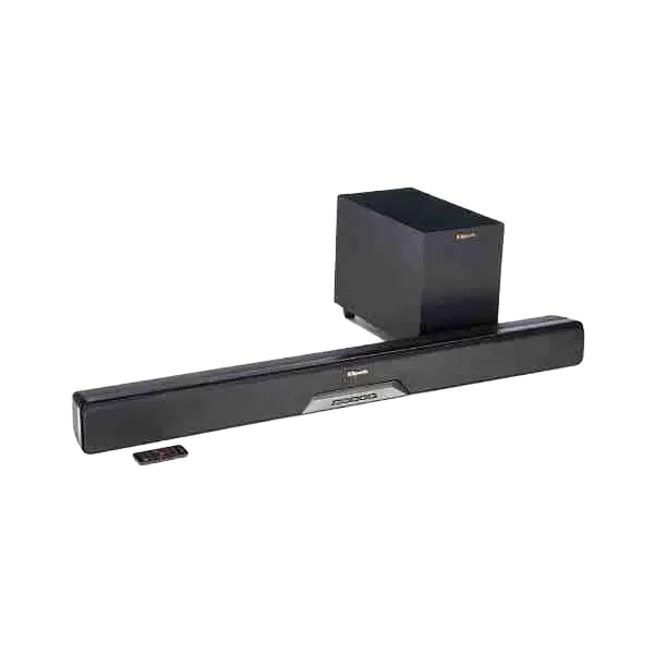 Klipsch RSB-8 مكبر صوت شريطي 2.1 قناة مع مضخم صوت جهير لاسلكي وBluetooth وWi-Fi