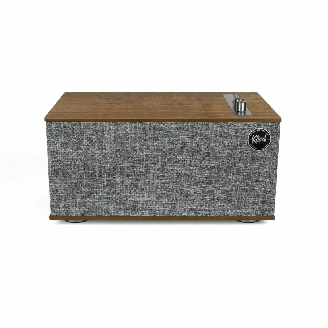 Klipsch The Three II Walnut Wireless Bluetooth Tabletop Speaker 3