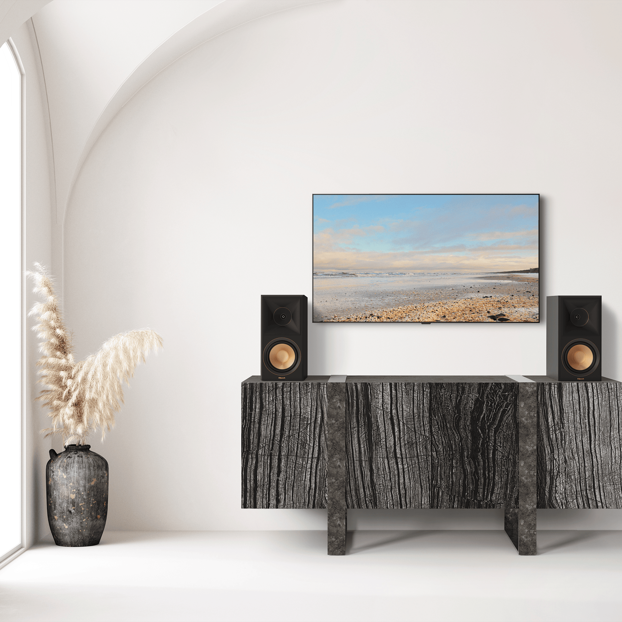 Klipsch RP-600M II سماعات رفية (زوج)، لون الأبنوس 9