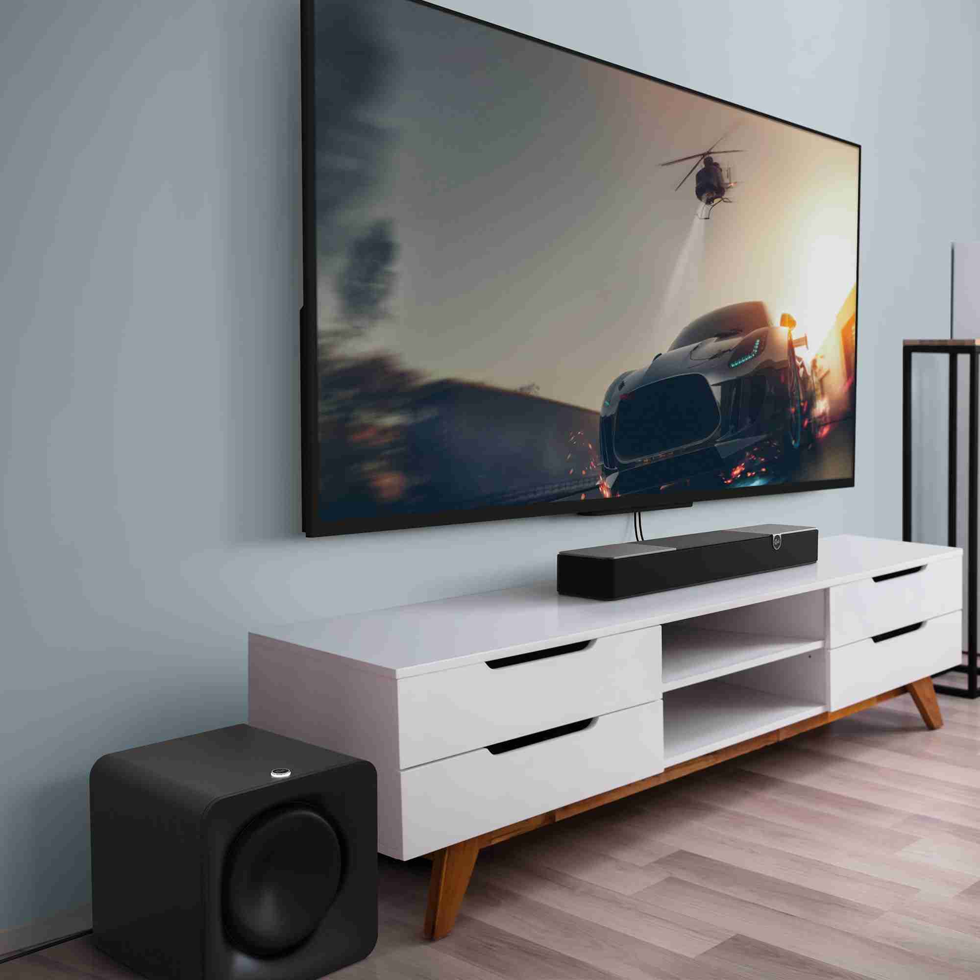 Klipsch Flexus Sub 100 مضخم صوت جهير لاسلكي 10 إنش للمسرح المنزلي 5