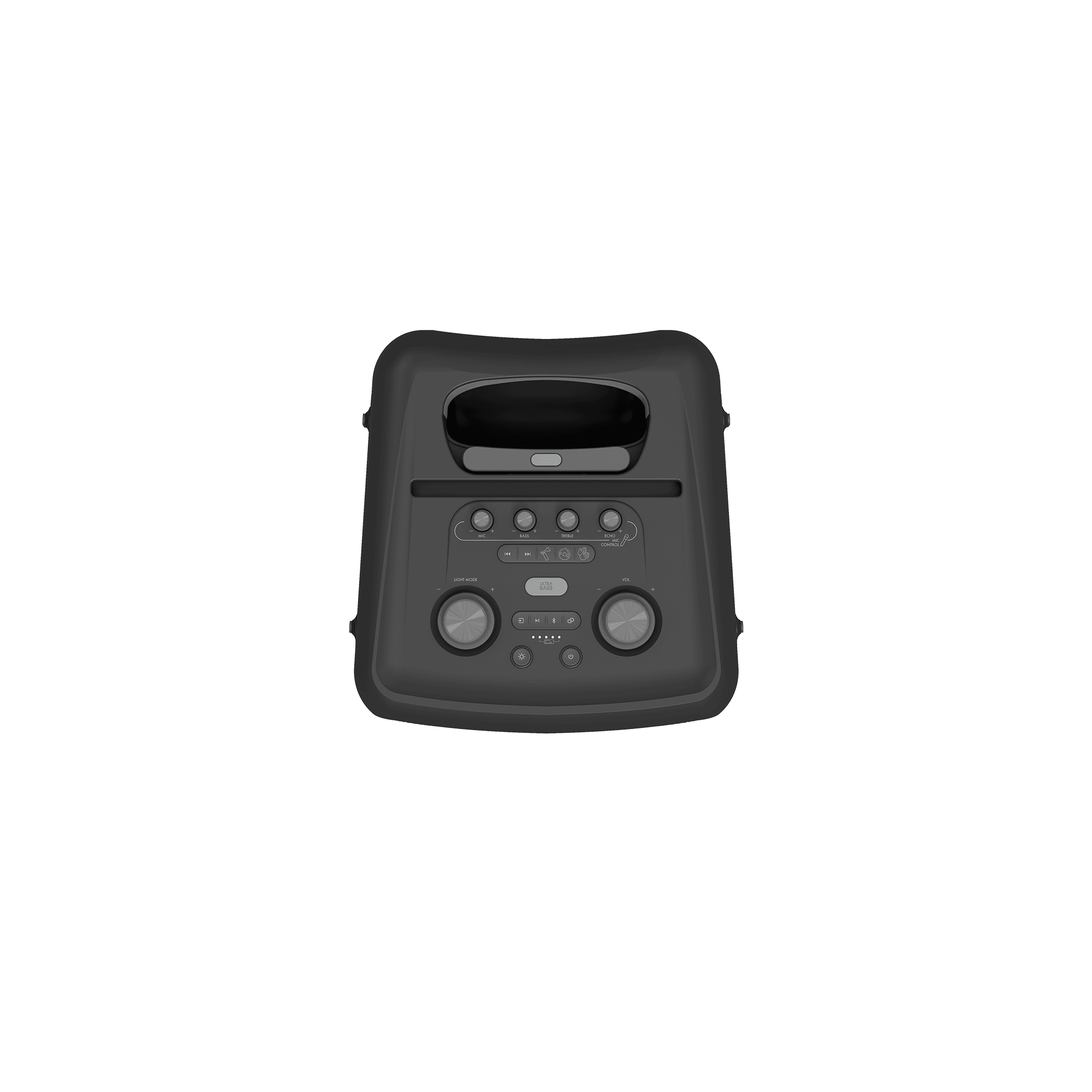 Klipsch Miami Portable Bluetooth Party Speaker with RGB Lights and Karaoke Mic 6