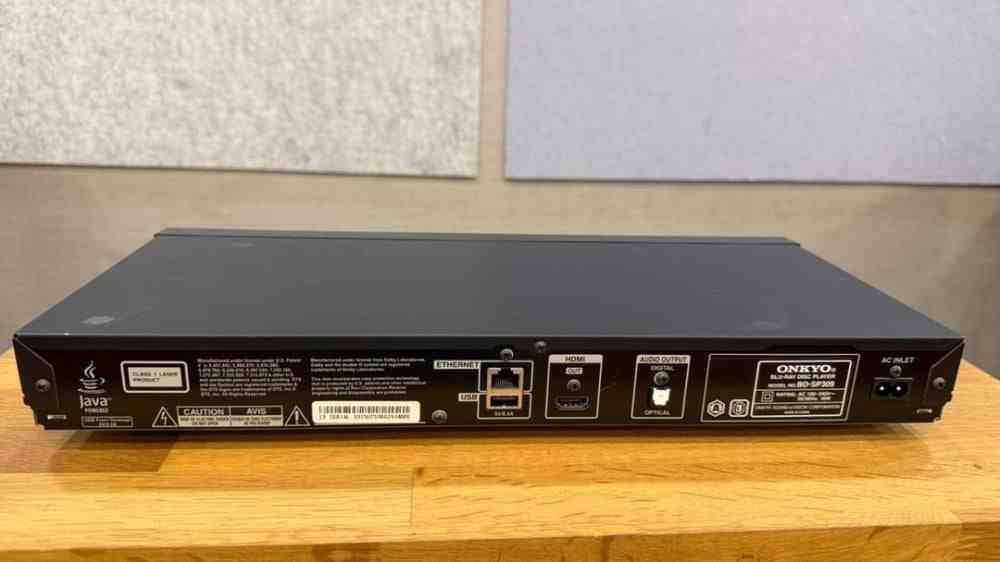 Onkyo BD-SP309 3D Blu-ray Disc Player with Network Streaming 7