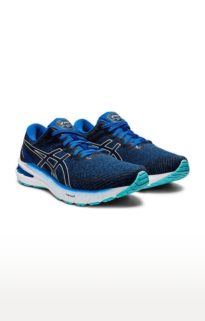 Asics | Men's Blue Mesh Running Shoes 0