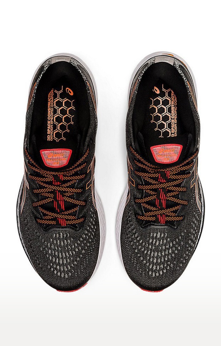 Men's Black Synthetic Running Shoes