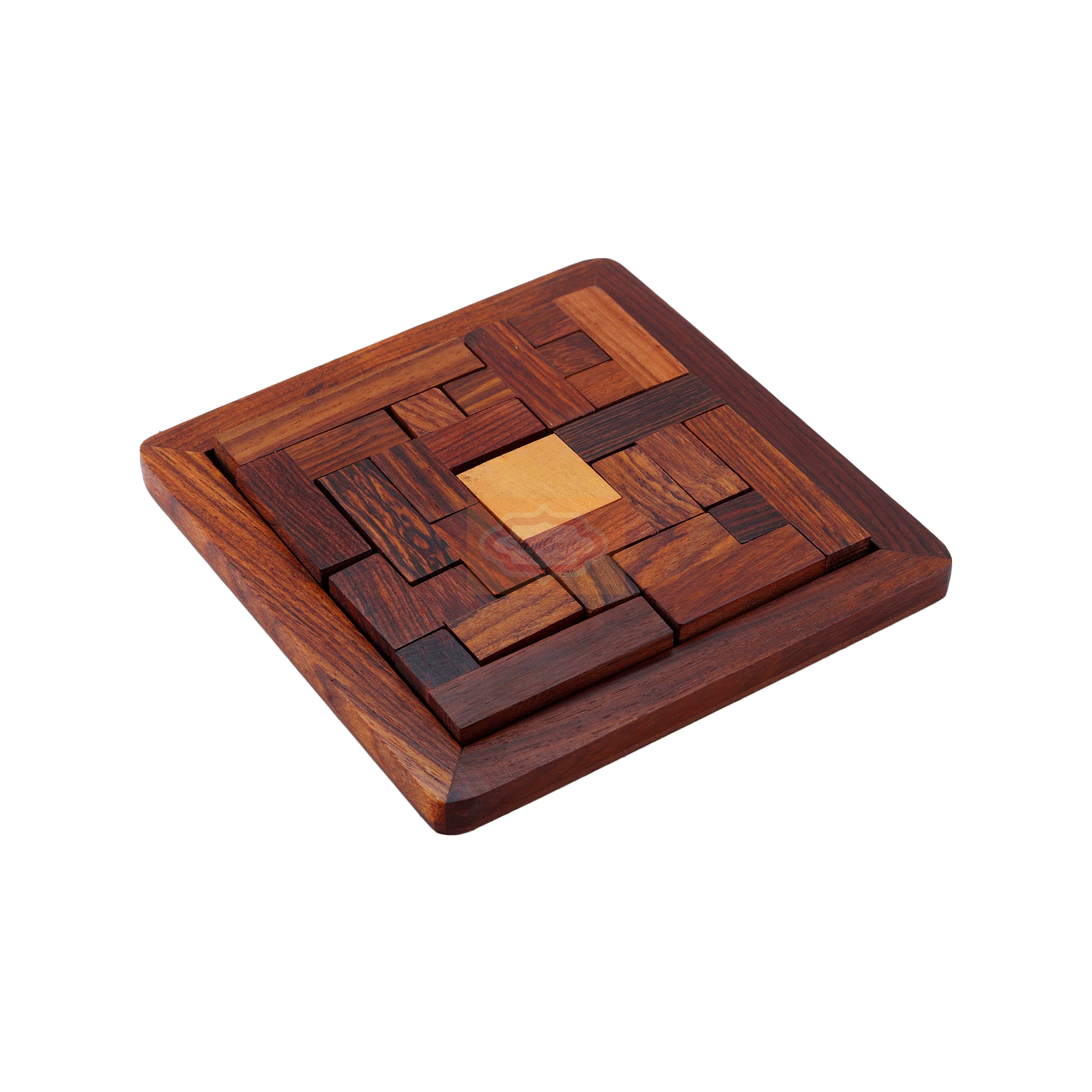 Shrijicrafts | ShrijiCrafts Handmade Indian Wood Jigsaw Puzzle Wooden Toys for Kids 2
