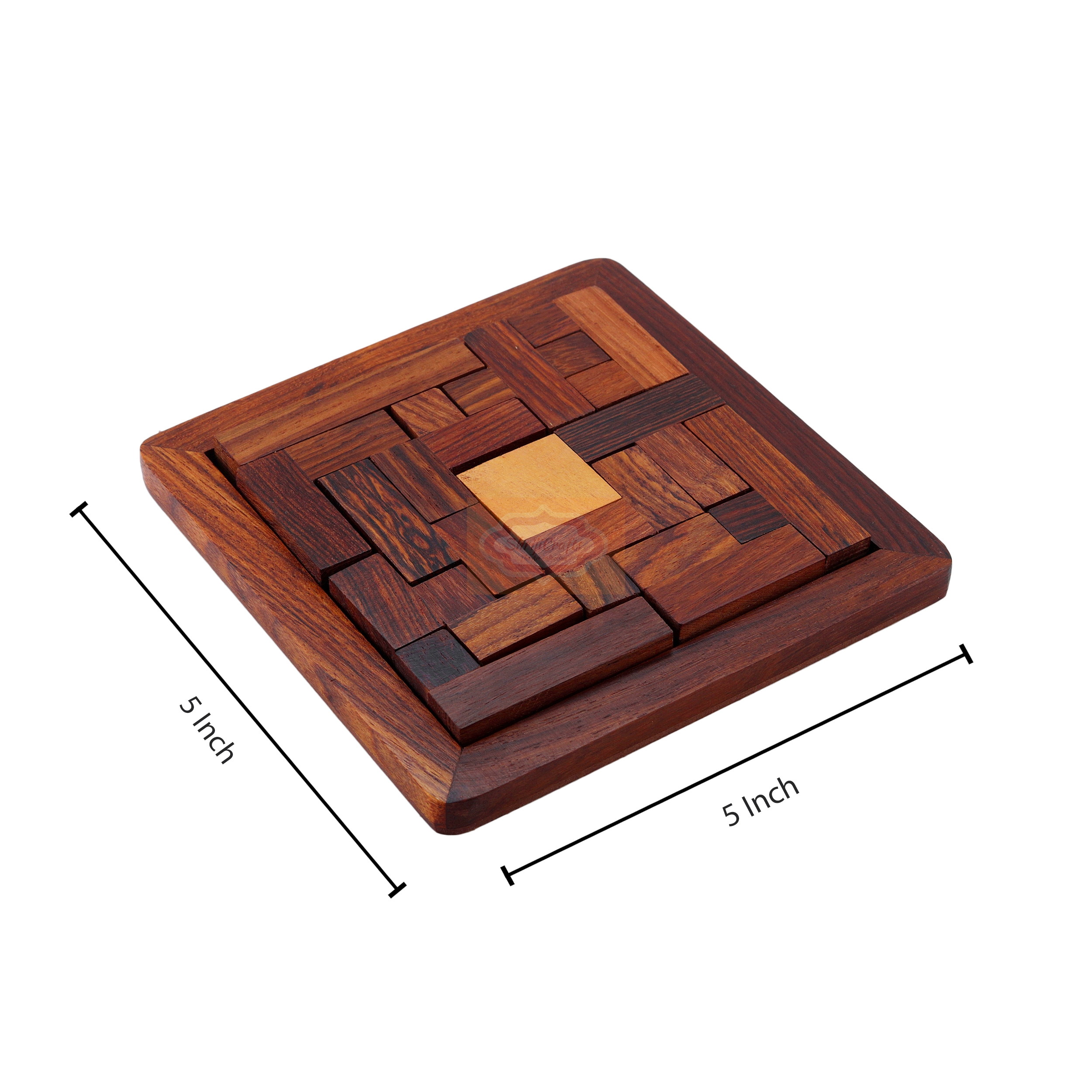 Shrijicrafts | ShrijiCrafts Handmade Indian Wood Jigsaw Puzzle Wooden Toys for Kids 3
