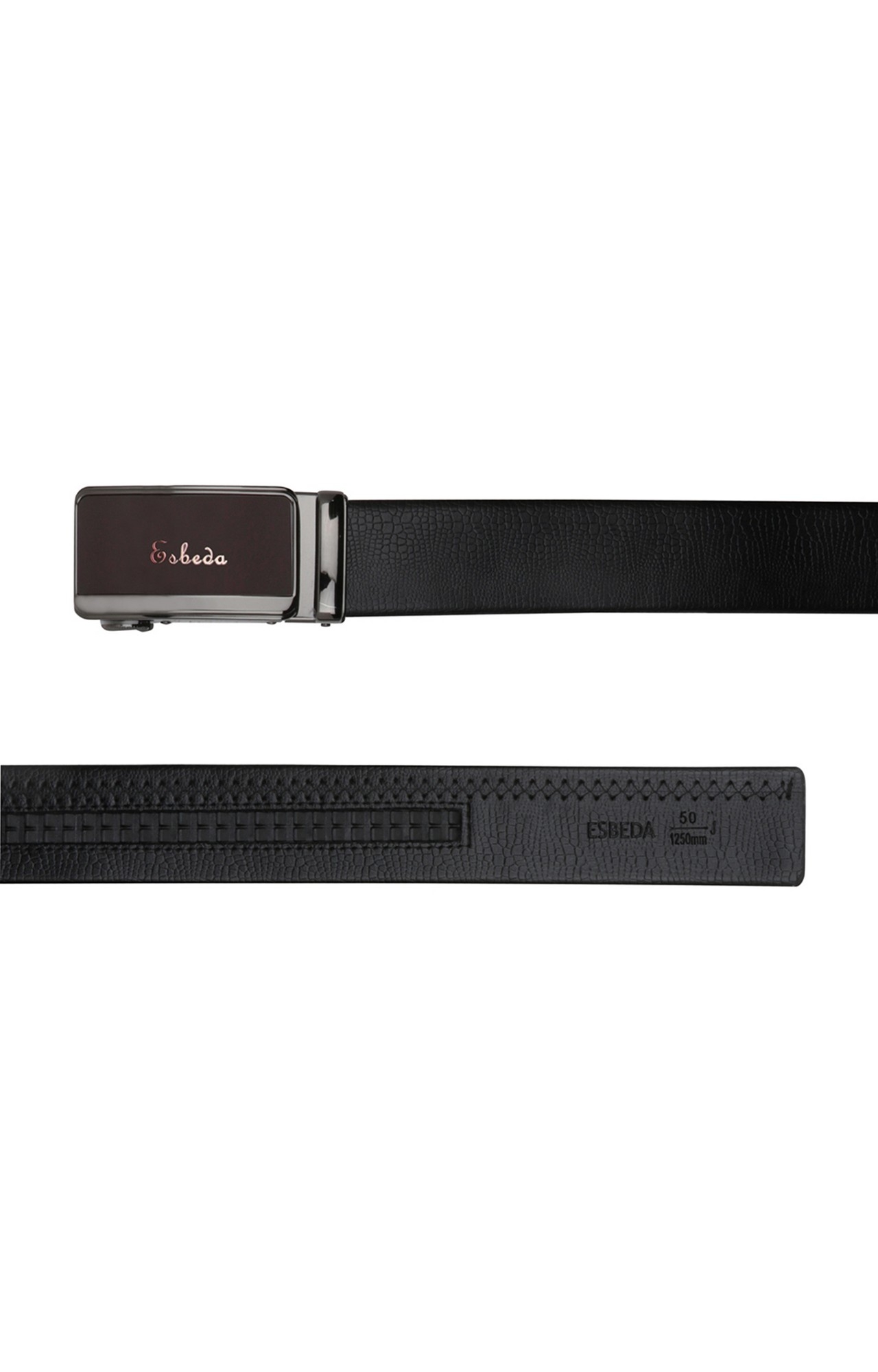 ESBEDA | Esbeda Adjustable Size Black Belts for Men & Boys 3