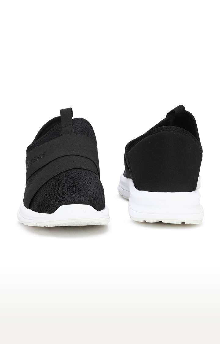 Men's Black Synthetic Running Shoes