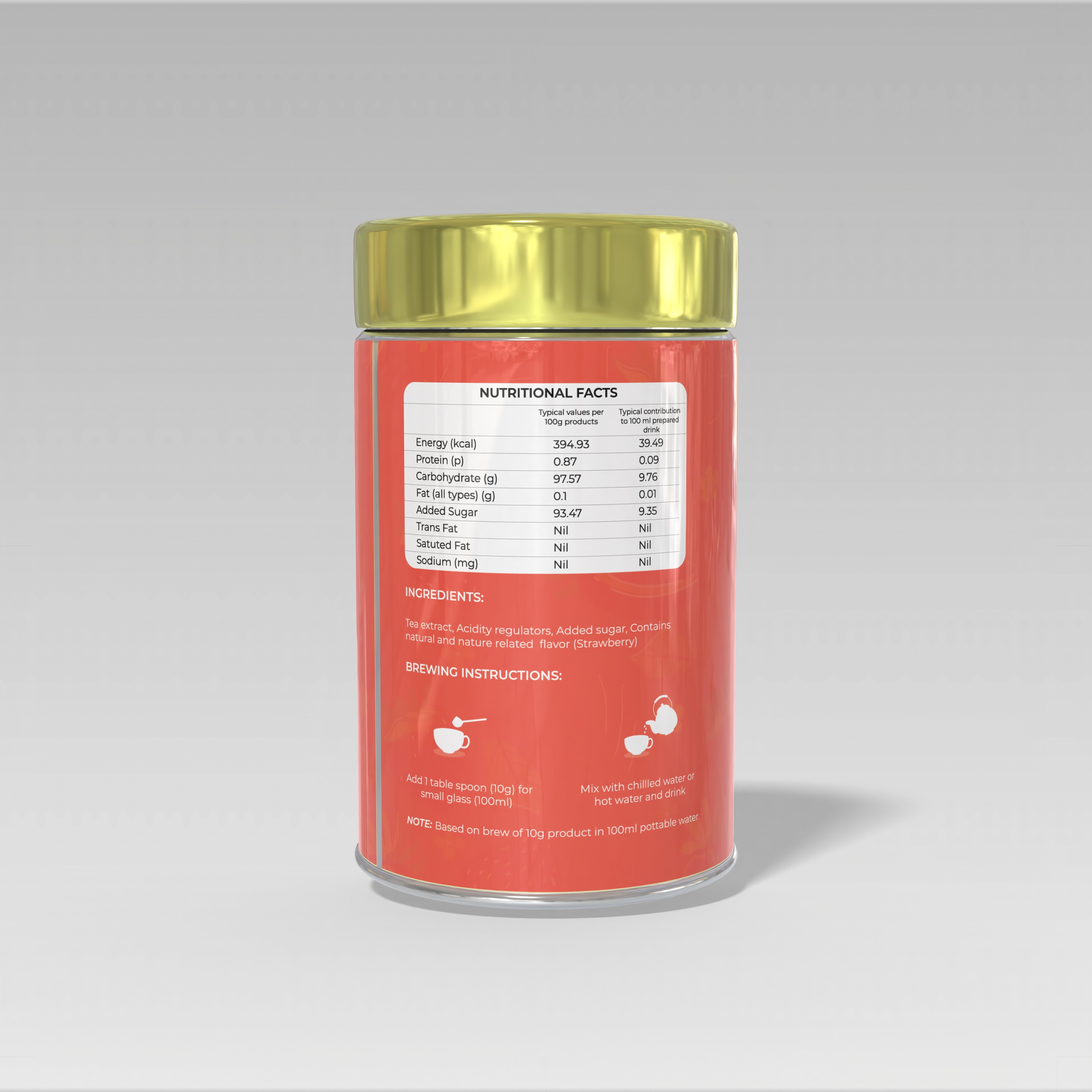 STRAWBERRY ICED TEA RELISH