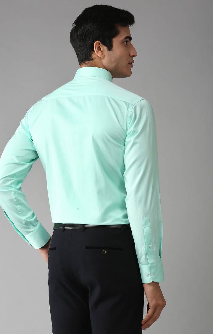 Eppe | Green Solid Formal Shirt 3