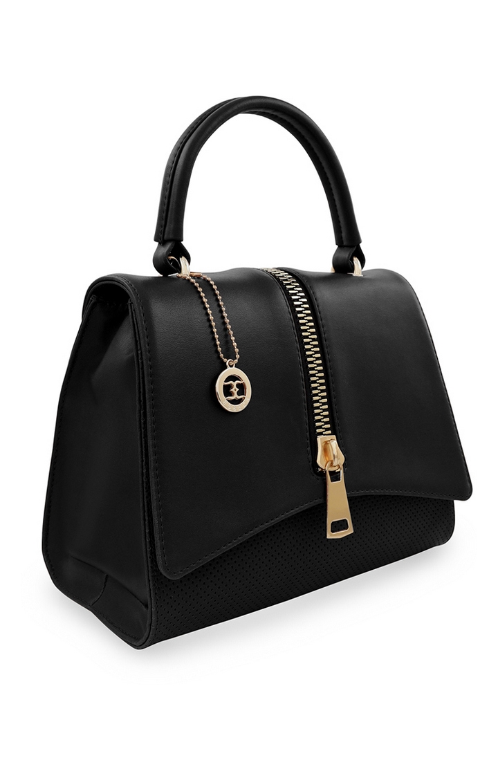 ESBEDA | Black Solid Handbags 1