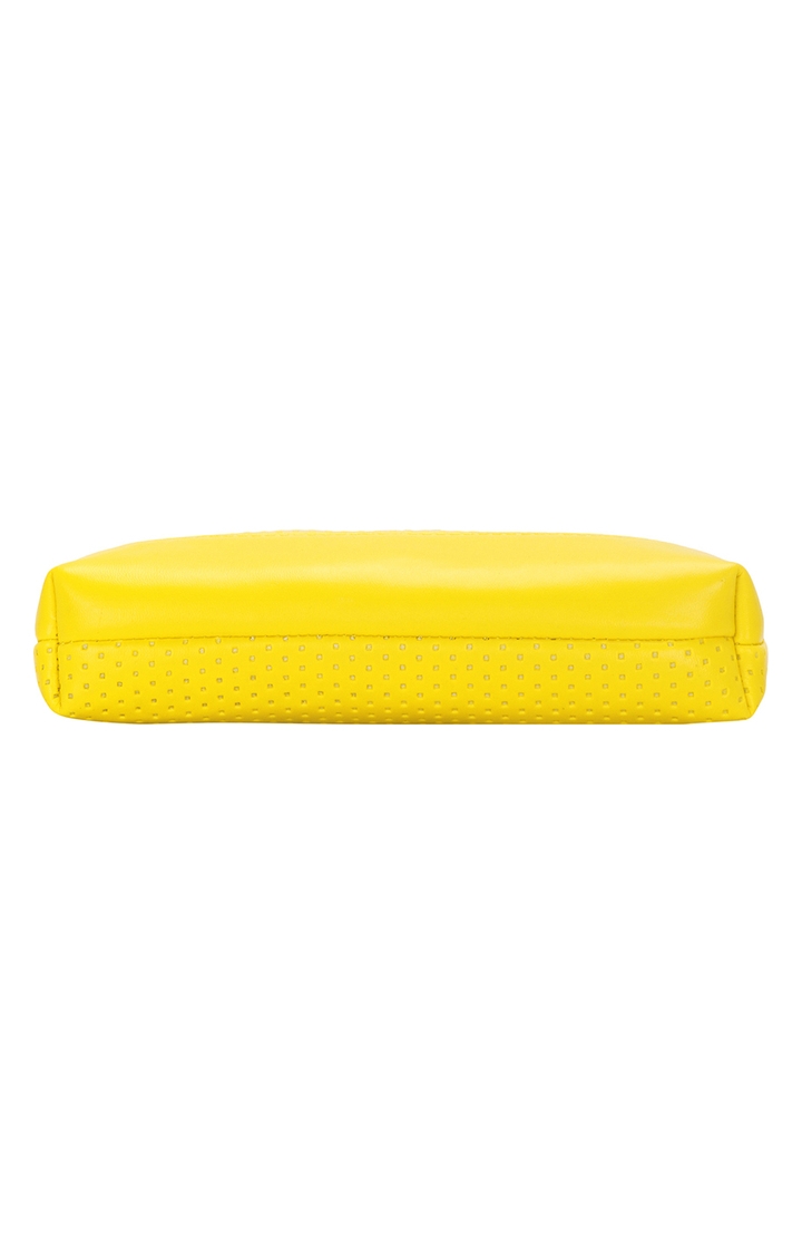 ESBEDA | Yellow Solid Sling Bags 3