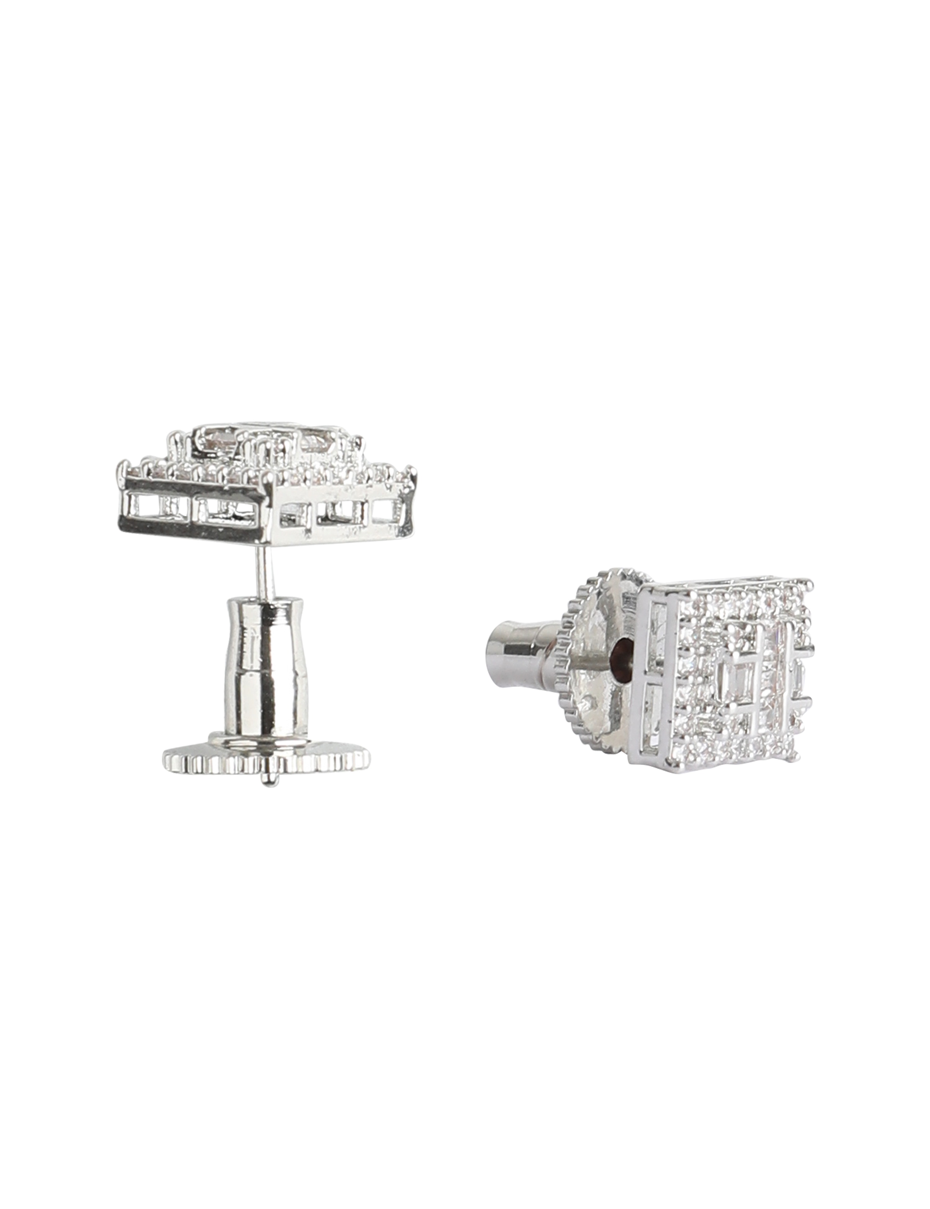 The Nila Silver Plated Stud Earrings
