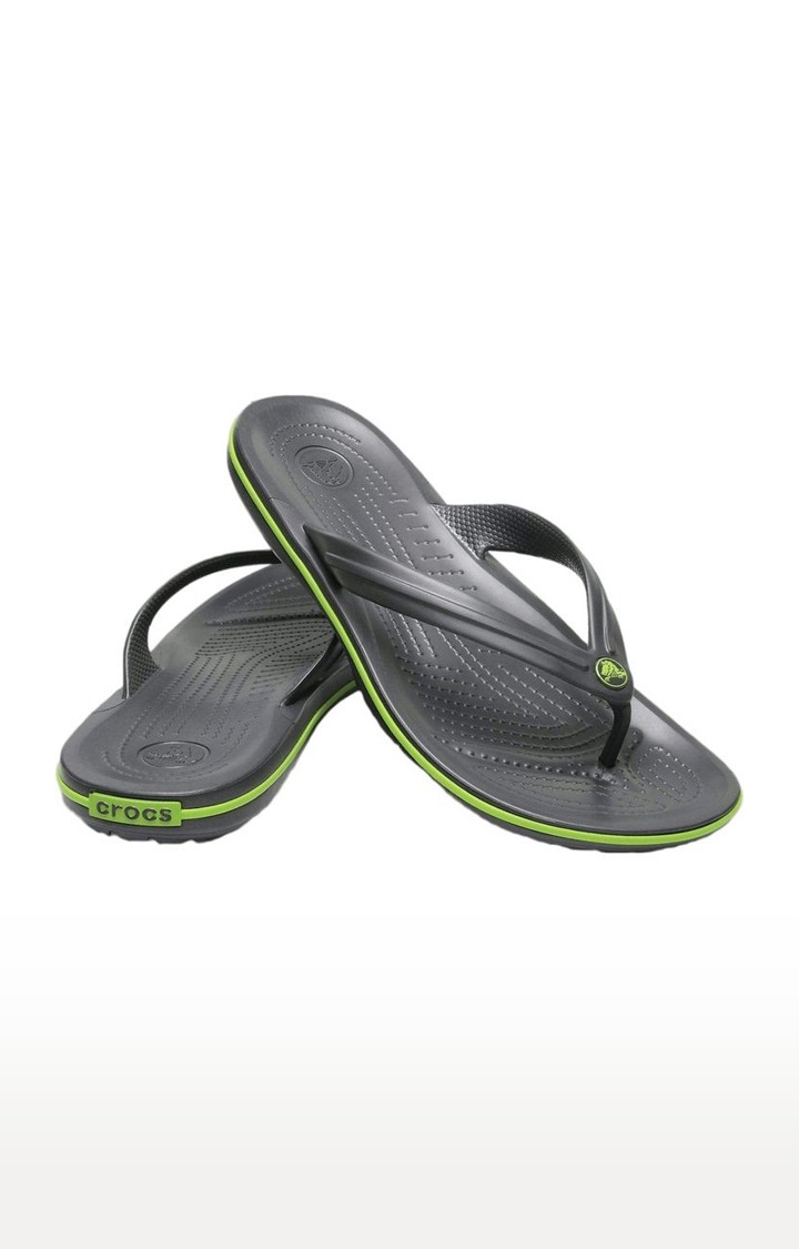 Men's Black Solid Slippers