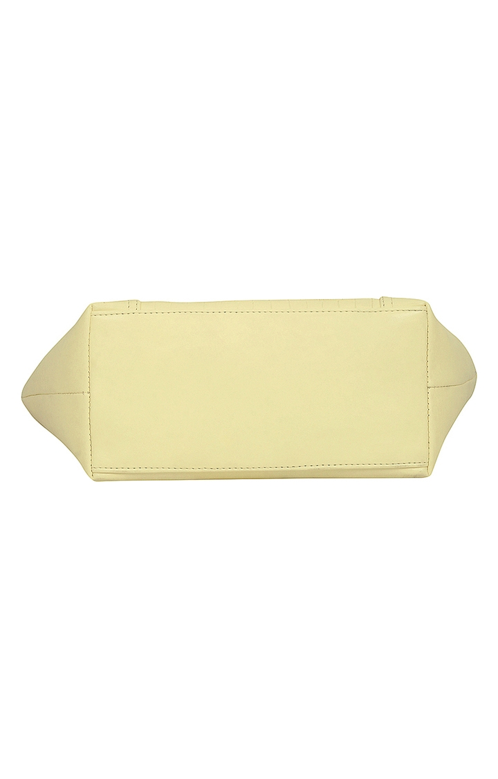 ESBEDA | Light Yellow Solid Handbags 2