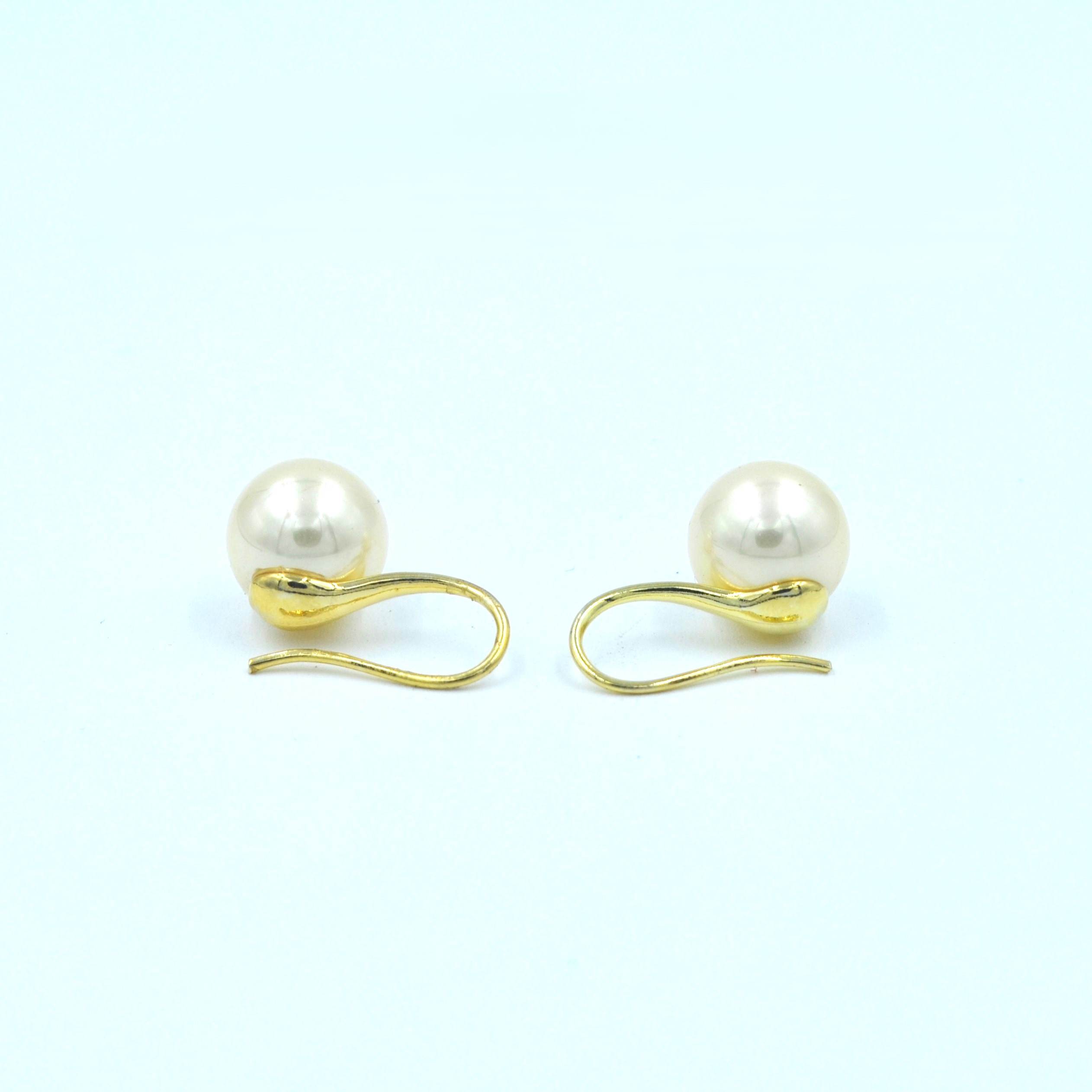 The Nila Rose Gold Plated Solitaire American diamond Top Earrings