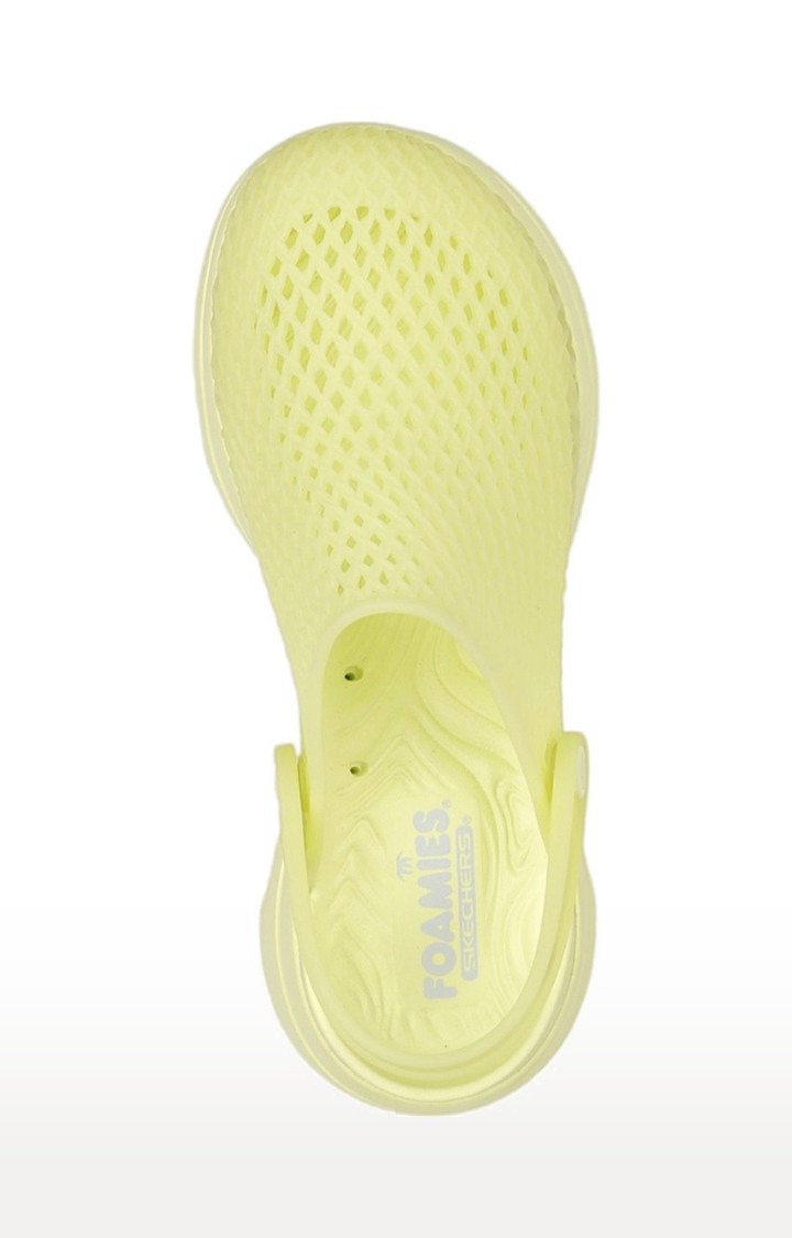 Skechers go walk 3 womens yellow sale