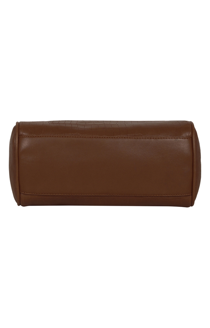 ESBEDA | Women's Brown PU Solid Handbags 3