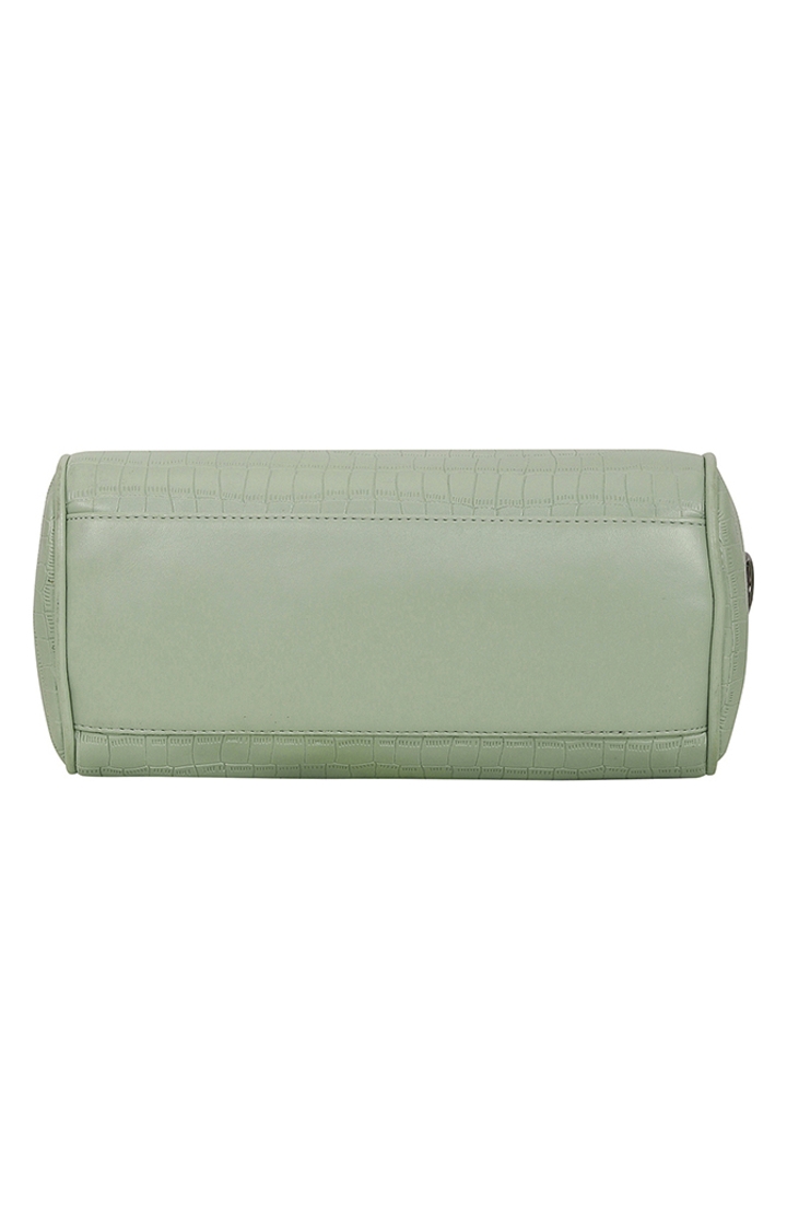 ESBEDA | Women's Green PU Solid Handbags 4