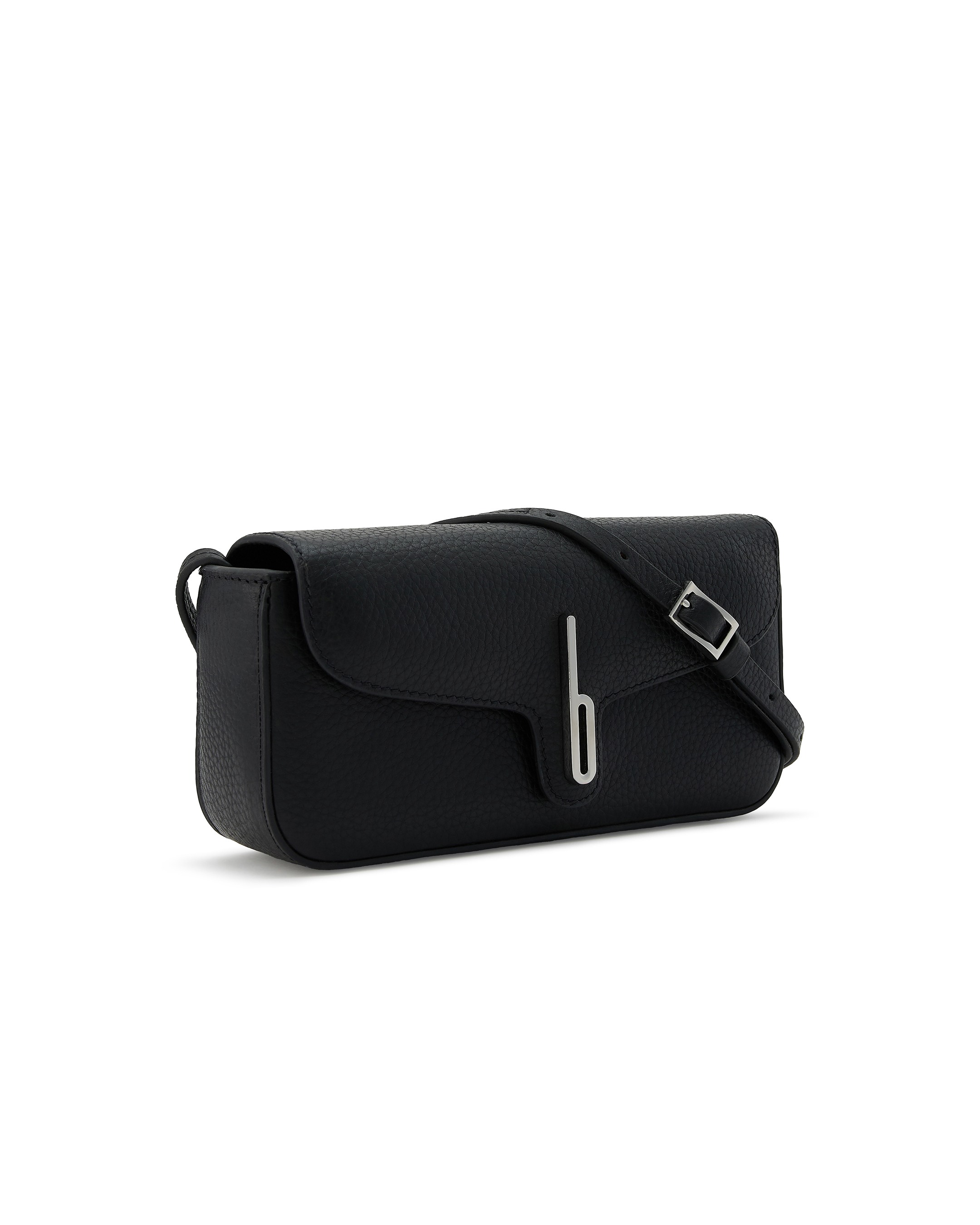 Claudia Mini Crossbody Pebble Black