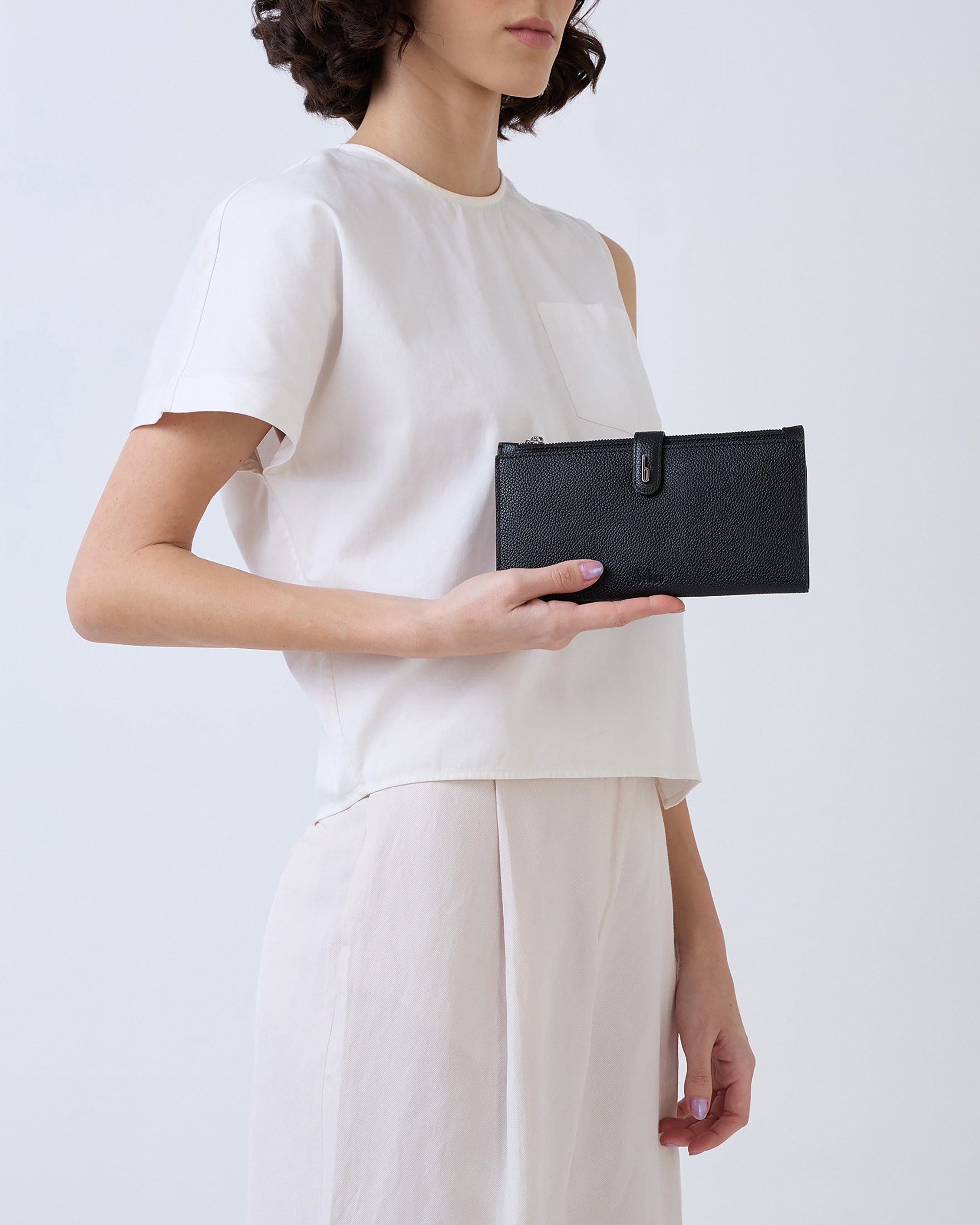 Andrea Wallet Pebble Black