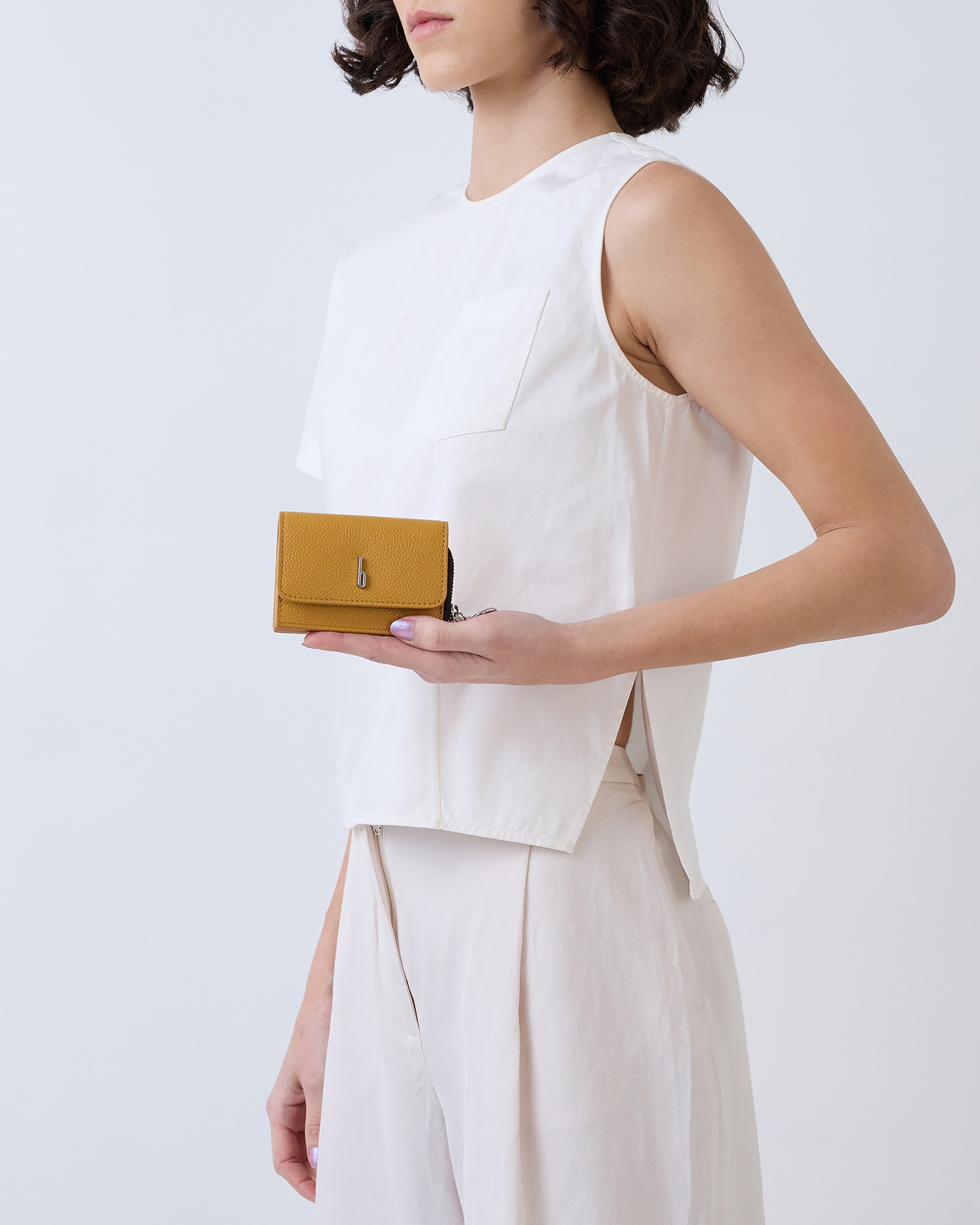 Sheryl Wallet Pebble Mustard