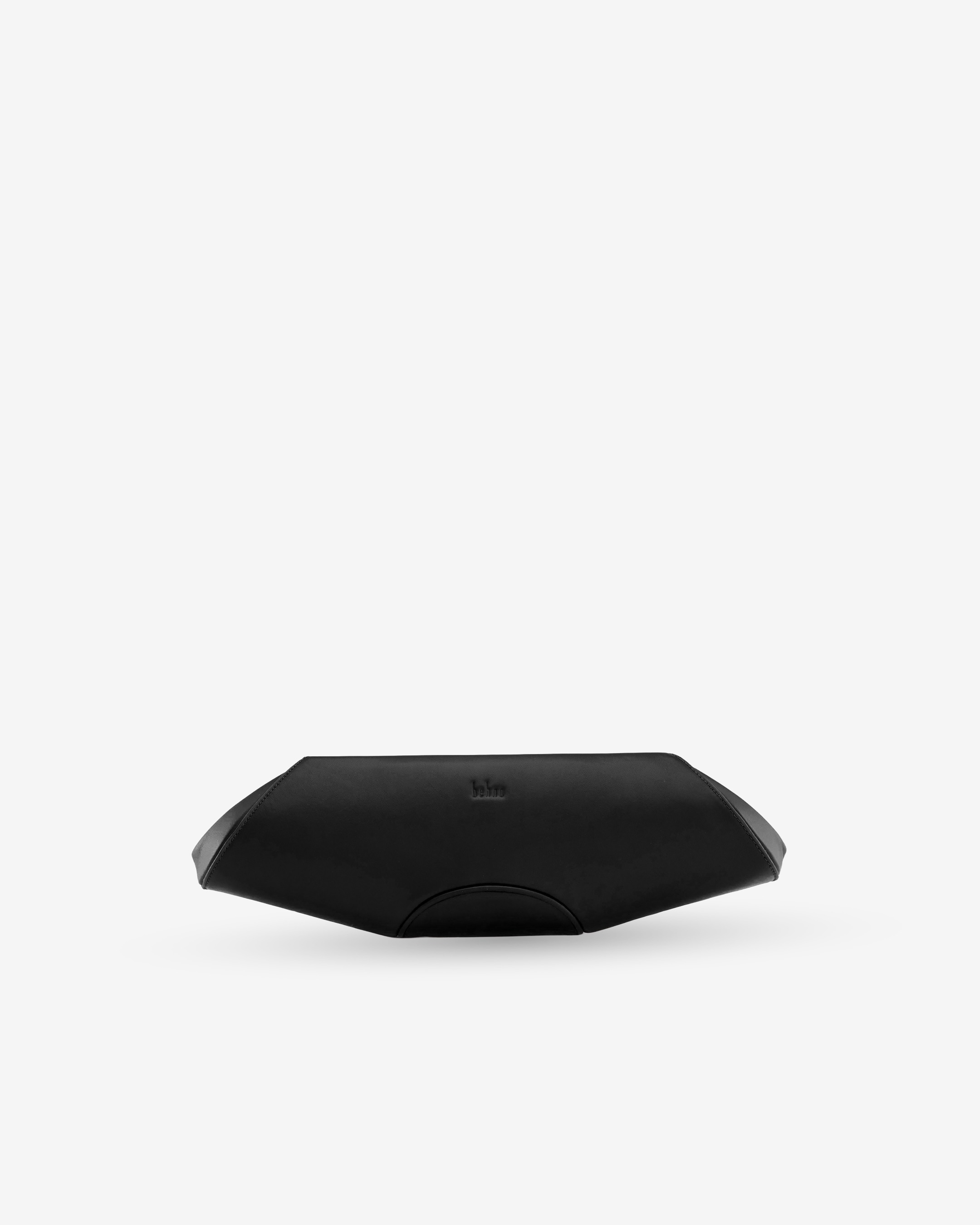 Elizabeth Baguette Clutch Nappa Black