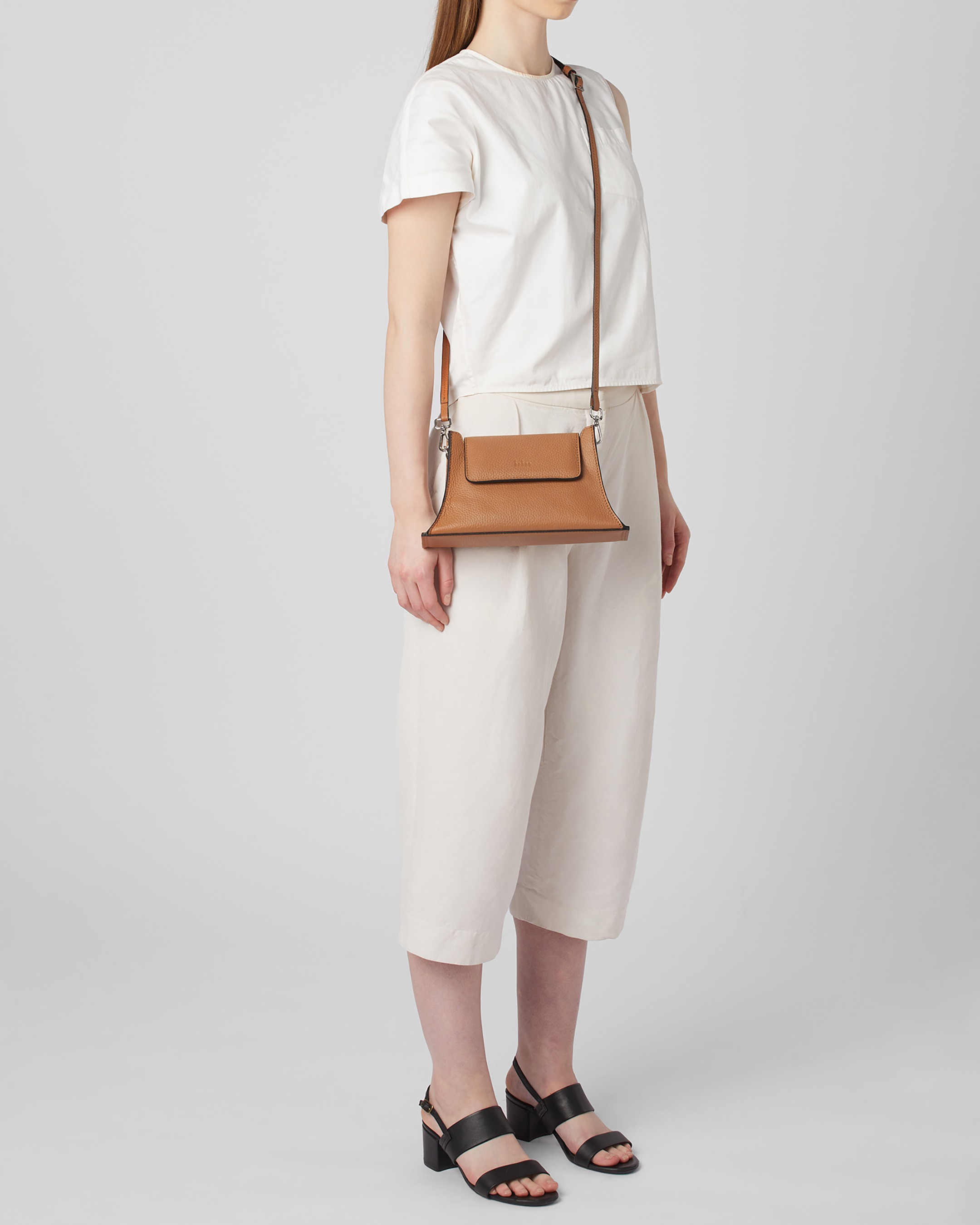 Winnie Mini Crossbody Pebble Clay