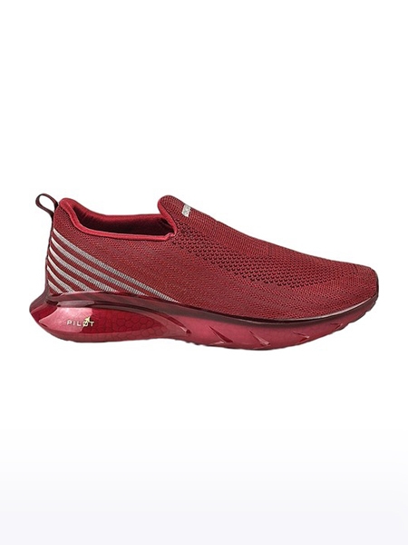 Campus Shoes | Men's Red PILOT PRO Casual Slip ons 1